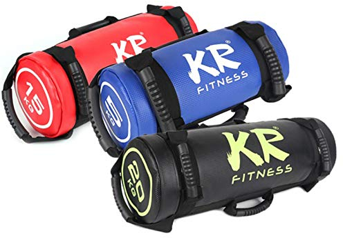 heresell 1 Stück Power Bag Fitness Sandbag 15kg Gewichtssack Sandbag Workout Sandsack Langlebiger Sandsack Krafttraining Sandsack Mit Griff, Für Funktionelles Krafttraining, Zufällige Farbe, Kein Sand