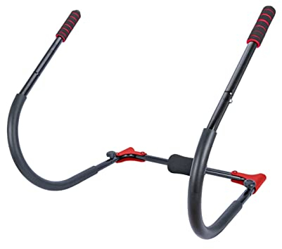 Ultrasport 3in1 Bauchtrainer, faltbarer AB Trainer für Crunches, Liegestütze & tiefe Kniebeugen, Kopfablage und Handgriffe gepolstert, größenverstellbar, Ab Bauchtrainer