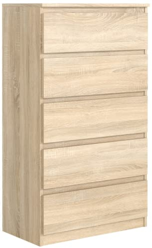 meble masztalerz Cassettiera 70 cm, 5 Cassetti, Sonoma