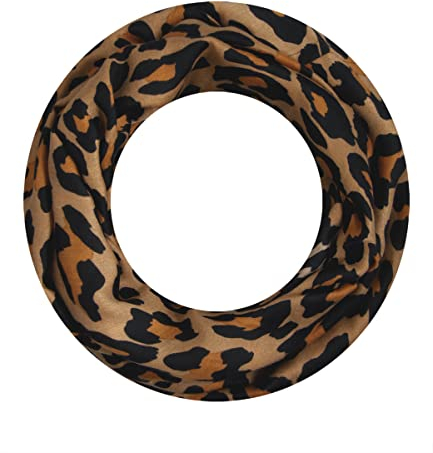 Majea Loop Schal Damen Schlauchschal Halstuch schmaler Loopschal (880050) (braun 8)