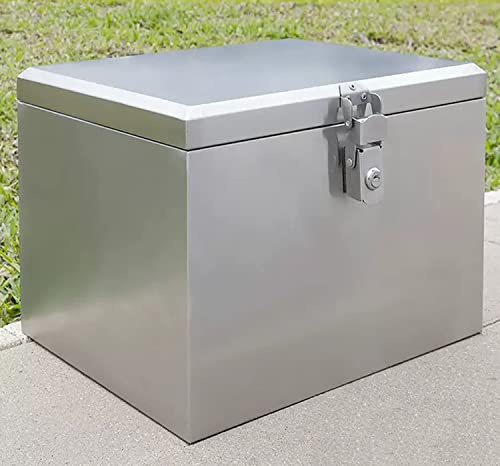 Wnanch 88L 68L 55L 42L 28L 22L Fahrradkoffer Top Case Roller Koffer Motorradkoffer Abschließbar, Edelstahl, Wasserdicht (Size : 28L)