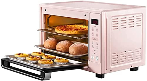 Horno,freidoras de aire Horno eléctrico,tostadora Horno Freidora de aire Hogar Pequeño multifunción Hornear Torta Máquina de pan 35L Gran capacidad 70-230 ° C Control de temperatura 120 minutos