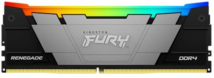 Kingston FURY Renegade RGB 16GB 3600MT/s DDR4 CL16 DIMM 1Gx8 Memoria Gaming per Computer - KF436C16RB12A/16