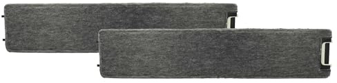 vhbw 2x Aktivkohlefilter kompatibel mit Miele DA 262 I | DA 263 I, DA 265, DA 265-2, DA 266 i, DA 272 i Dunstabzugshaube - 50 x 10,4 x 3 cm