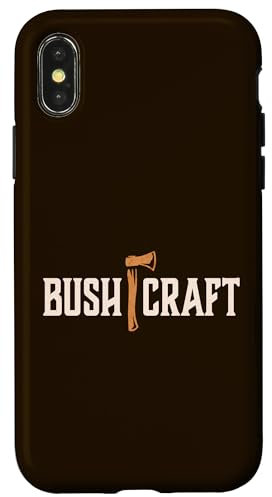 iPhone X/XS Bushcraft Survival Hatchet Axe Outdoor Living Nature Camping Case