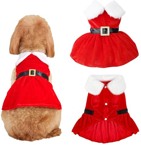 Hundekostüme Weihnachten Uieamsio Haustier Weihnachtskostüm Katze Hund Weihnachtskostüm Weihnachtskostüme Für Haustiere Für Winter Frühling Weihnachten Hundebekleidung Rot-S (S)