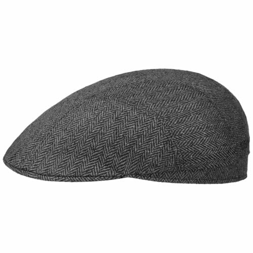 Stetson Herringbone UV Driver Flatcap Herren Made in Germany Sommer Winter
