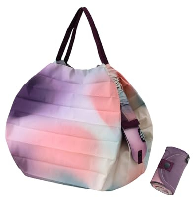 MARNA Shupatto återvunnen japansk shoppingväska, storlek M – Pearly Sky, Pearly Sky, Modern