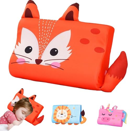 Schlummerkids Kissen,Schlummerkids Original Calmlye Pillow,fuchs kissen,Calmly kinderkissen schlummerkids,kinderkissen,ergonomisches Kissen Kinder,The Children's Pillow for Better and Healthier Sleep