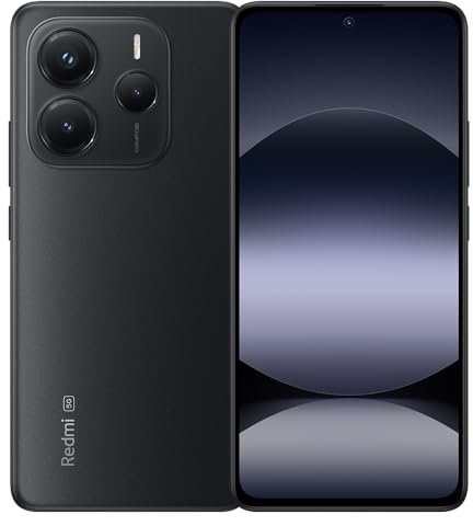 Xiaomi Redmi Note 14 5G Smartphone EU Black 8+256G with NFC, Charger Not Included