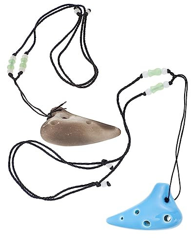 VICASKY 2stücke Halsketteninstrument Für Anfänger Kleines Musikinstrument Aus Hochwertigem Material Robust Und Langlebig Einfach Zu Spielen Tragen