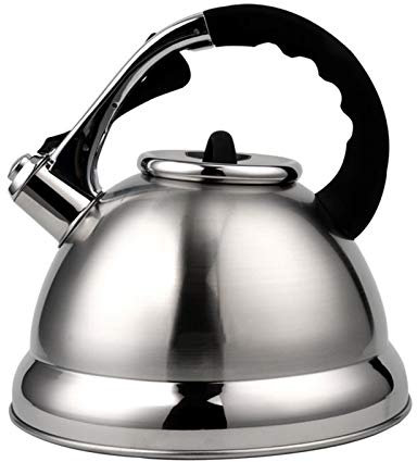 Bouilloire sifflante Bouilloire à thé-Théière en acier inoxydable Eau bouillante Sifflet automatique Théière domestique 4,2 L Convient pour cuisinière à inducti