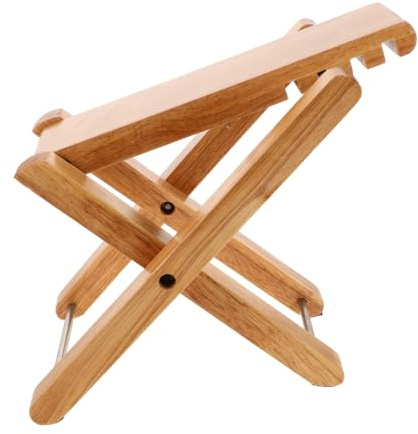 Yardwe Fußstütze Für Klassische Gitarre Hölzerner Gitarren-fußhocker Faltbarer Und Verstellbarer Gitarren-beinstuhl Für Musikinstrumente Und Performance