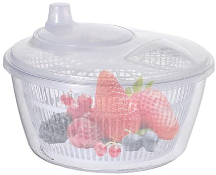 Eoixuqba 9X4.7X6.9in Fruit Washer Spinner Salad Spinner Lettuce Dryer Fruit Washer Small Salad Washers Large Capacity With Mesh And Easy Mechanism For Safe And Practical Vegetables