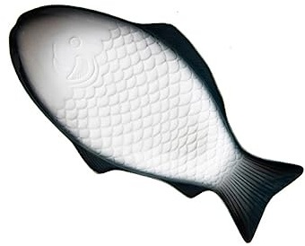 DONFAMDS Assiette à Repas En Céramique Forme Poisson 28 Cm En Céramique Vert Foncé Assiette Traiteur Polyvalente Pour Dîner En Famille Et Événements Spéciaux