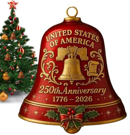 Campanas De Árbol De Navidad - Navideños de Campanas - Decoración para Puerta Jardín Parque Chimenea Desfile Conmemorativo