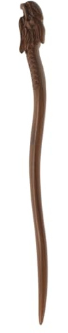 WOONEKY Baguette Cheveux Bois Vintage Accessoire Coiffure Chignon Dragon Tête pour Femmes et Filles