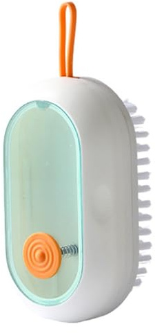 Distributeur de savon, brosse à récurer, Type presse, distribution automatique de savon, brosse de nettoyage multifonction pour chaussures, pour la maison et la salle de bain (Blanche)