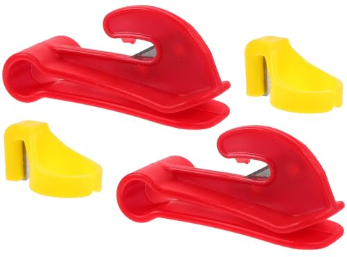 HOMSFOU Cortador Multifuncional de Globos 4 Piezas Alicates para Cortar Cintas y Nudos, Herramienta Portátil de Plástico y Acero para Fiestas, Bodas, Cumpleaños, Color Color Aleatorio