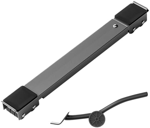 Rulli Per Apparecchi Pesanti - Traslocatori Per Frigorifero 46,5x5,2x4 Cm | Base Universale Per Apparecchi | Base Mobile Per Lavatrice, Per Spostare Facilmente Lavatrici, Asciugatrici, Frigorif