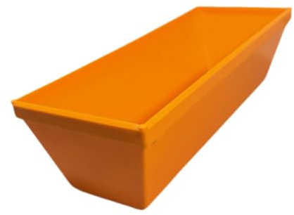 Gitohoni Bandeja mezcladora mortero 12 pulgadas para enlucido, apilable, multifuncional y ligera con bordes esparcidores.