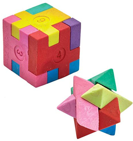 Amscan 9902005 Puzzle Würfel Radiergummi