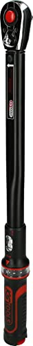 KS Tools Ratschen Drehmomentschlüssel 1/4 Zoll ERGOTORQUEprecision 516.1512 I 5-25 Nm I Mit Doppelskala in Nm und lbf•ft I Präzisions Schraubenschlüssel