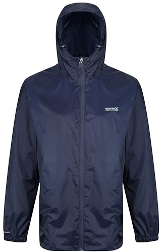 Regatta Pack-It III Men's Waterproof Packaway Jacket, navy, XXL