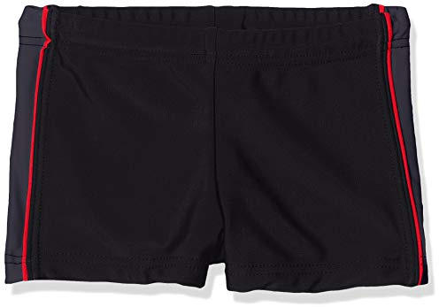 Haute pression B16 Maillot de Bain, Noir/Gris/Rouge, 14 Ans Garçon