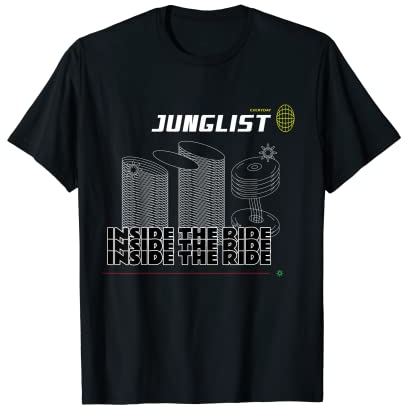 Junglist Trommel und Bass DNB Liquid Drum n Bass Vinyl T-Shirt