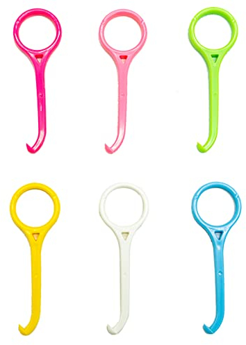 6Pcs Outil de Suppression d'Aligner Enlèvement Boîte Dentaire Orthodontie Retenue Case de Dent Invisible pour les Soins Bucco-dentaires