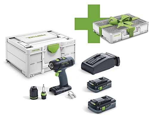 Festool Akku-Bohrschrauber T 18+3HPC 4,0 I-Plus 18,0 Volt / 4,0 Ah (IEC) Li-Ion