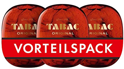 Tabac® Original | Vorteilspack: Luxus Seife | 3x 100g | Tabac® Original Luxusseife Vorteilspack 3 x 100 g – Gründliche Reinigung mit klassischem Duft und geschmeidiger Hautpflege.