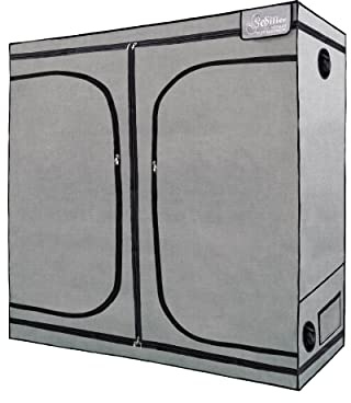 (S) chillerbox 200 x 100 x 200 cm - Growbox Indoor - Grow Zelt Tent Box - Gewächshaus Anzuchtschrank - 19mm Metallrahmen - Hochreflektierende 600D Mylar - Gewächszelt Anbau