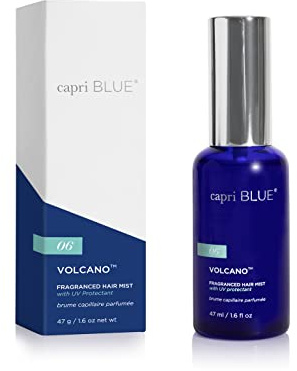 Capri Blue Volcano Fragranced Hair Mist - Hair Care Products for Women or Men - Shine Spray For Hair - Hair Perfume Formulated with Green Tea Extract & Rice Bran Oil (1.6 fl oz)
