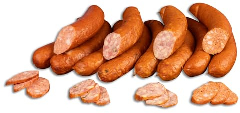 WURSTBARON® Wurstpaket Schmankerl, Grillpaket, Wurstspezialitäten, Grillwürste, Käsekrainer, Chili-Käsekrainer, Burenwurst (Klobasse) und scharfe Burenwurst (scharfe Hasse), 1,3 KG