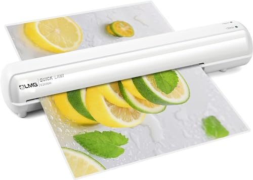 LMG Germany Laminiergerät DIN A3- Für Zu Hause, Büro, Schule, Heiß- und Kalt, Laminator, Auch für DIN A4, A5, A6 (Mit DIN A3-80 MIC Folie)