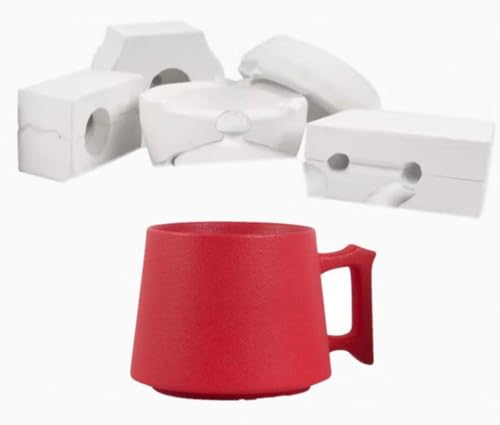 1 juego de herramientas de cerámica para formar moldes de yeso hechos a mano para decoración del hogar, recipiente para té, café, agua