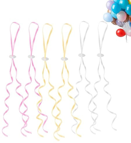 GoldRock Chiusure per palloncini a elio, con cavo, 100 pezzi, per fare palloncini e palloncini