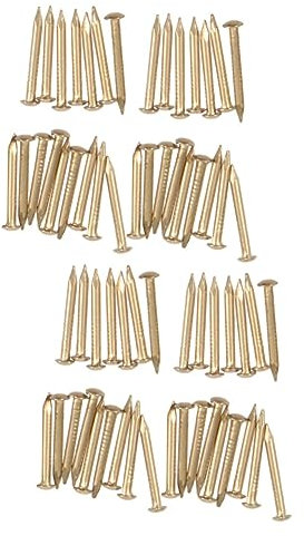 PLAFOPE 400stücke Messing Nägel Mit Rundkopf Für Möbel Projekte Und Dekorative Boxen Für Scharniere Und Möbelzubehör