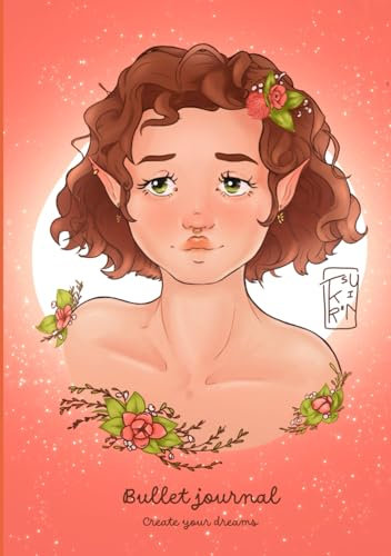 Tsukiriin Bullet Journal : Orange Fairy Inspiration: A Fairy-Themed Creative Planner for Daily Planning and Mindfulness