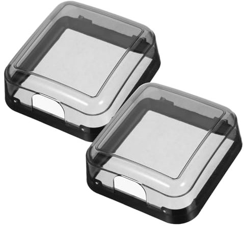 KITANDOVE 2pezzi Copripresa Protezione Per Prese Da Muro Design Adesivo Per Cucina e Bagno Resistente Agli Spruzzi e All Facile Da Installare e Rimuovere