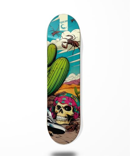 Golden Sand skateboard skateboard skateboard däck dödskalle 8,5