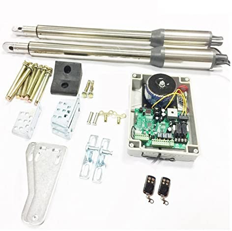 Apriporta da Garage, Attuatore lineare elettrico 300kgs Motore di apertura automatica del cancello a battente for strada privata(Kit 1)