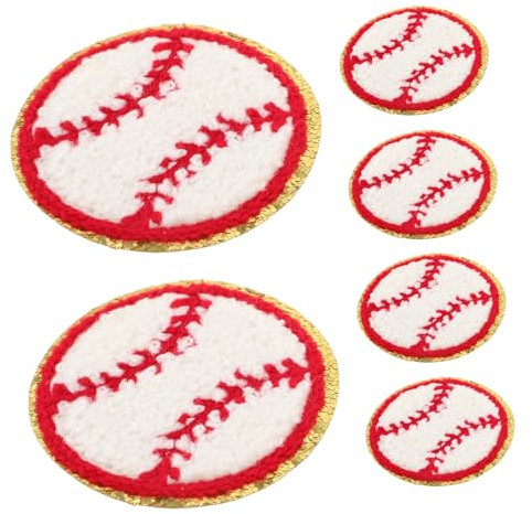 VALICLUD 15stücke Baseball Patches Für Hut Und Kleidung Verschleißfeste Aufnäher Mit Dekorativem Muster Kompakt Und Leicht Für Täglichen Gebrauch Zum Abdecken Von Löchern Und