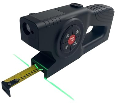 Miangerrn Digital Laser Tape Measure 164ft/50m, Dual Mode Laser Distance Meter & Tape, Laser Measuring Tool for Precise Measurement, Laser Measurer Tool for Professionals