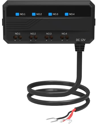 Thewasc Hochstrom-Relais, 20 A, Klemmleiste, Schnellverbindung, Verkabelungsclip, 12 V, elektrischer Schutz, Automobilblock mit Relais