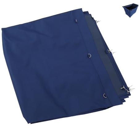 Hemobllo Bolsa De Almacenamiento De Lino para Carrito De Limpieza Bolsa Extraíble De Oxford para Organización De Ropa Cuarto De Servicio