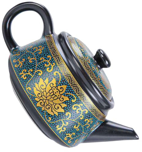 WUPNGS Tetera de cerámica China, Tetera Vintage esmaltada