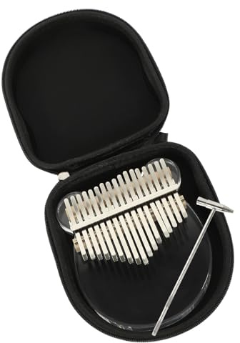GLEAVI Kalimba Thumb Piano 10-key Mini Kalimba for Beginners Acrylic Finger Piano with Tuning Hammer Small Musical Instrument Gift for Adults